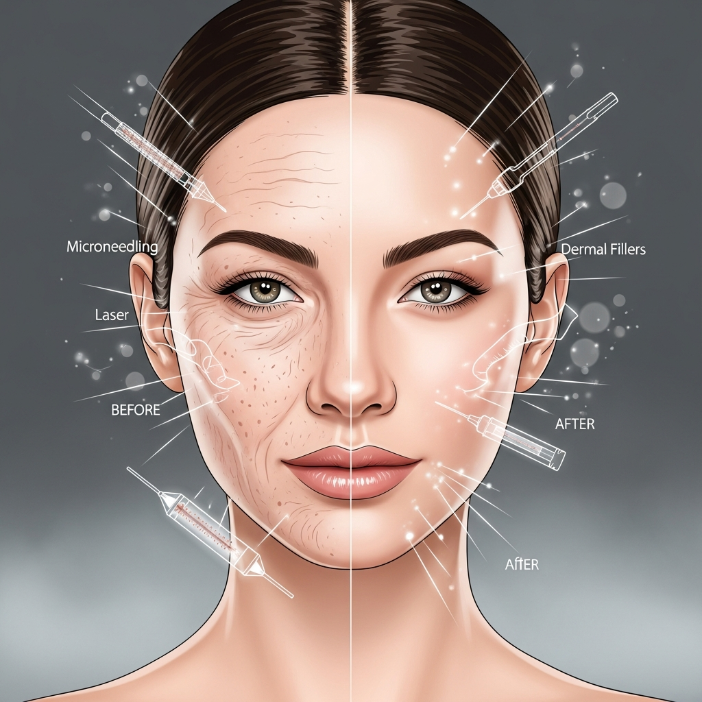 Ce proceduri pot fi combinate pentru o rejuvenare facială completă?